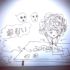 眠気の襲われる女の子のイラスト