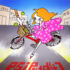 iPad Photoshop落書き47日目 AKIRAのバイクのような女の子のイラスト